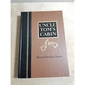 Book Uncle Tom's Cabin Life Among the Lowly 1991 Hardcover Harriet Beecher Vtg